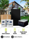 Kit Solaire Autoconsommation 18,9 kWc – Mono 20 kW – Batterie OPzS 65 kWh