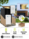 Solar-Kit für Eigenverbrauch 5,4 kWp – Mono 5 kW – Batterie 5,12 kWh