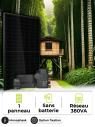 0.33 kWp Solar Kit for Self-Consumption / Grid Feed-in – Mono 380 VA – without storage