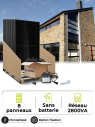 Zonne-energieset voor eigen gebruik / teruglevering 3,6 kWp – Mono 2,8 kVA – zonder opslag