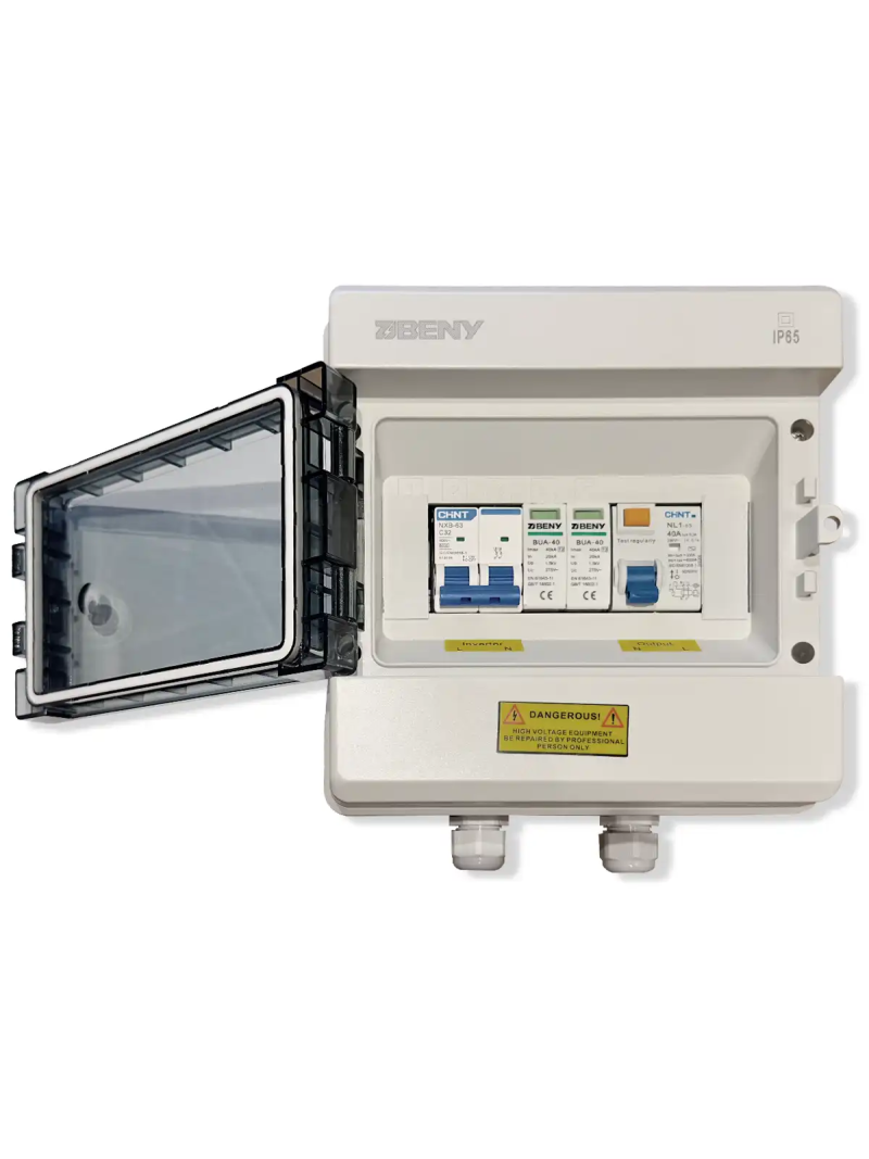 ZJBENY AC 16-25A 230V IP65 lightning arrester cabinet — vue 2