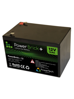PowerBrick+ PB+12/12 lithiumbatterij - 12 Ah, 12,8 V LiFePO4