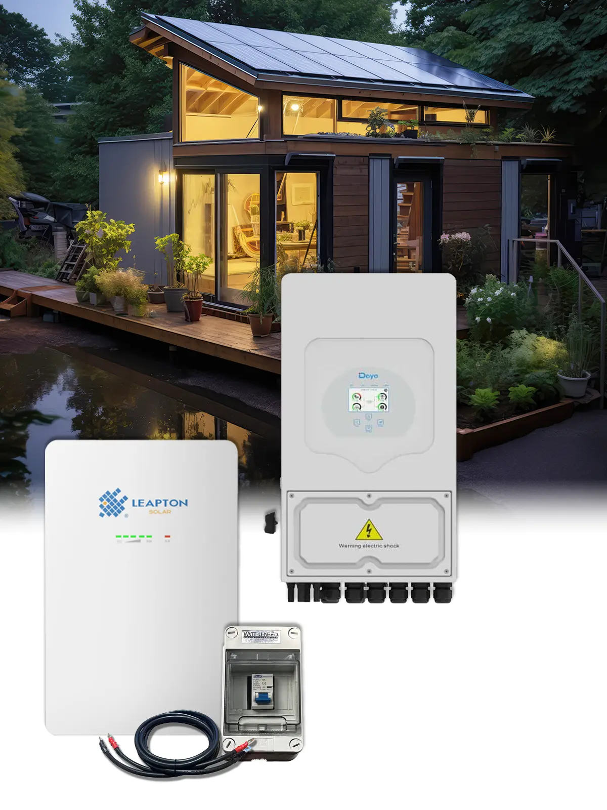 Retrofit-pakket Mono 3,6 kW – Accu 5,12 kWh