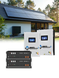 Mono-omvormerpakket 13 kW – Accu 9,60 kWh