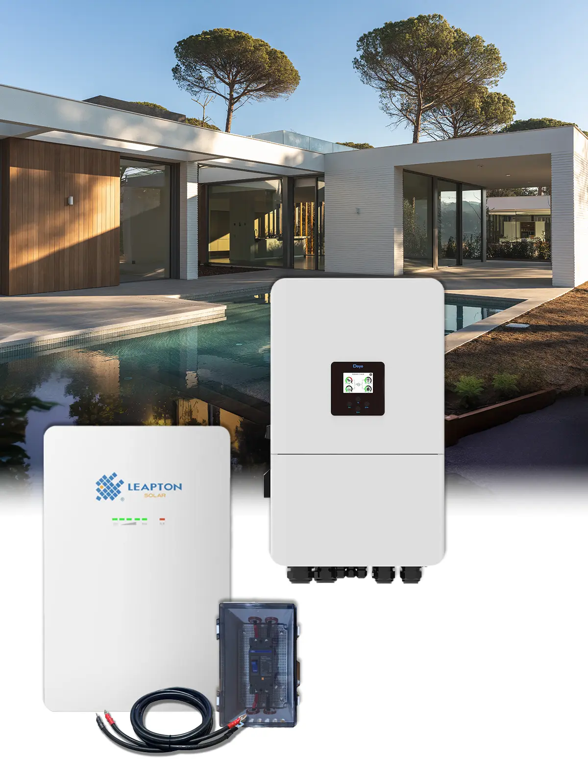 10 kW Three-Phase Inverter Pack – 16.0 kWh Battery – Deye