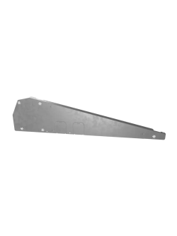Deflector de viento recto FlatFix Fusion para paneles de 105 a 115 cm