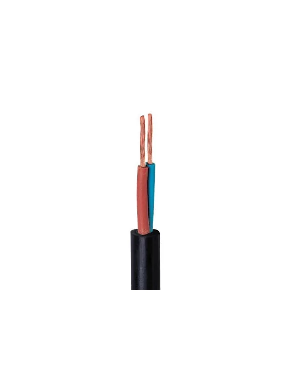 Flexibele kabel H05RR-F 2x0,75mm² - 1m