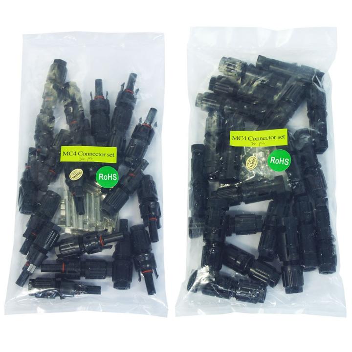 20X type MC4 solar kit male + female connectors