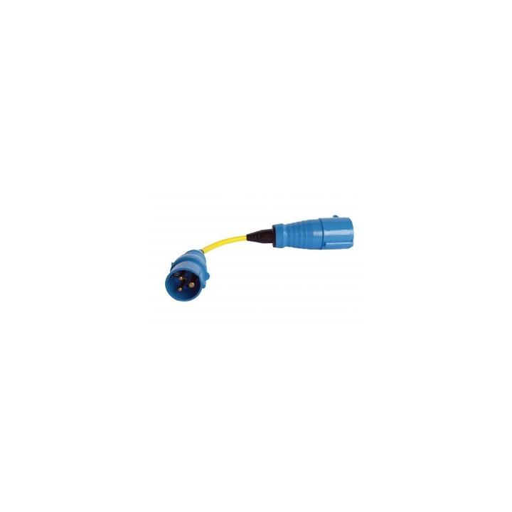 Fiche de raccordement Victron 16A vers 32A 250 V Cee