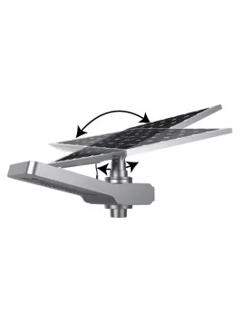 Solar floor lamp - AUTONOMOUS LED WU 40W 18V - Panel 100W — vue 5