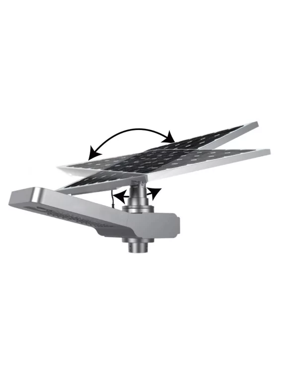 Solar floor lamp - AUTONOMOUS LED WU 30W 18V - Panel 80W — vue 6