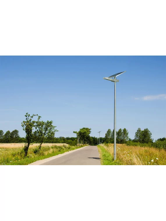 Solar floor lamp - AUTONOMOUS LED WU 50W 18V - Panel 150W — vue 11
