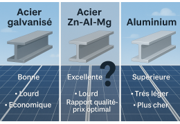 Gegalvaniseerd staal versus aluminium: welk metaal kiest u voor uw zonnepanelen?