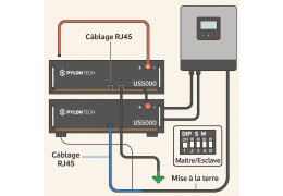 Hoe Pylontech US5000-batterijen installeren en in gebruik nemen