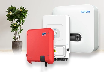 SMA, Deye en Sofar Solar netgekoppelde omvormers