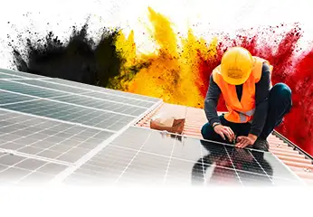 Solar-Kit Installation Belgien