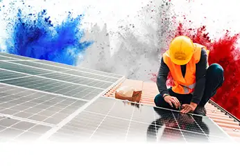 Solar-Kit Installation Frankreich